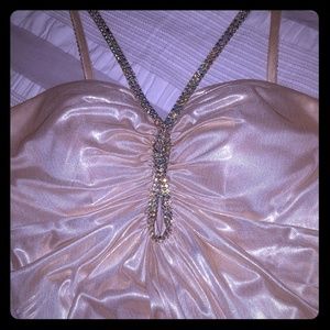 Full length formal evening gown